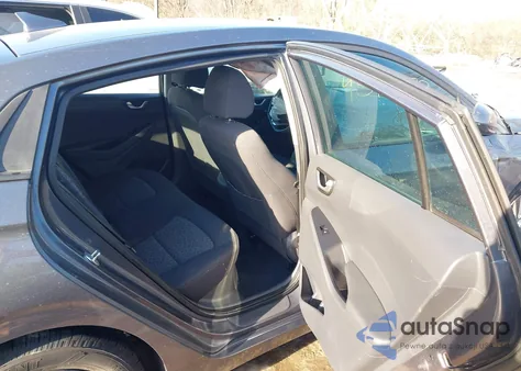 2018 Hyundai Ioniq Hybrid Blue из США, поврежденный, VIN KMHC65LC8JU073332